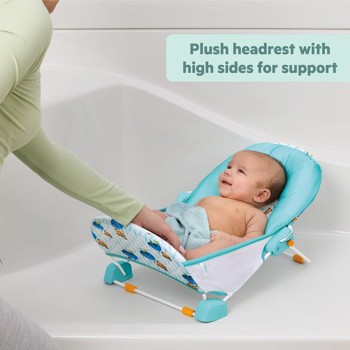 Disney Baby Findet Nemo Baby Badewannensitz von Bright Starts, Klappbarer 2-Positionen Baby Badesitz