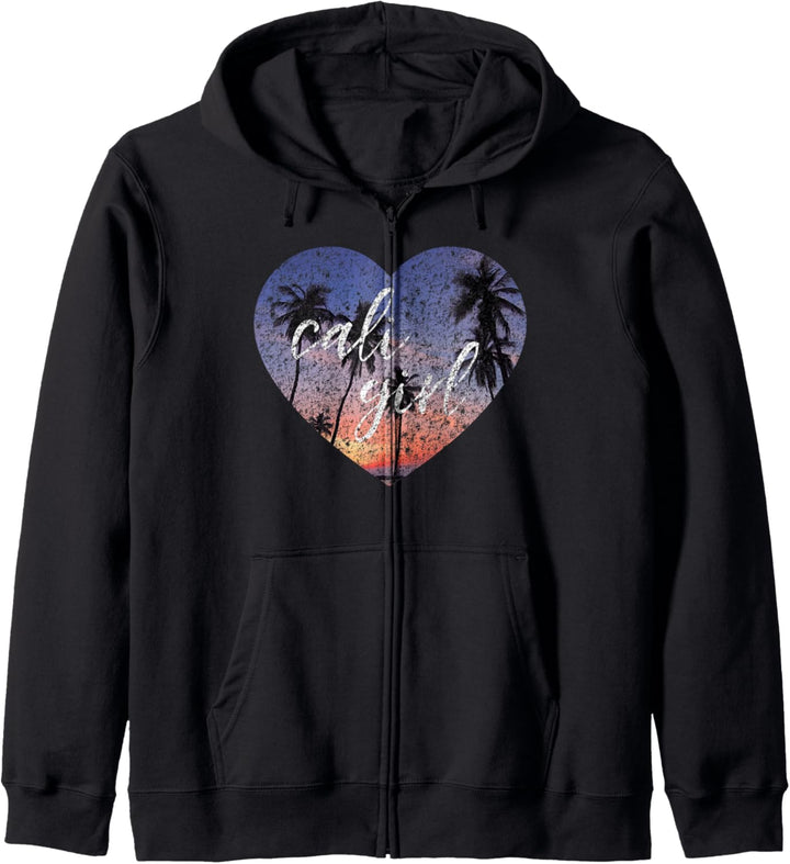 Cali Girl, Cute California Travel Kapuzenjacke
