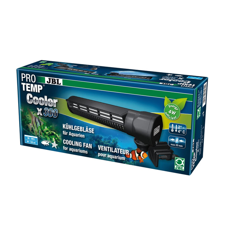 JBL PROTEMP Cooler x300, Kühlgebläse, Für Aquarien von 90 - 300 l, Süss- und Meerwasser, Farbe grau/