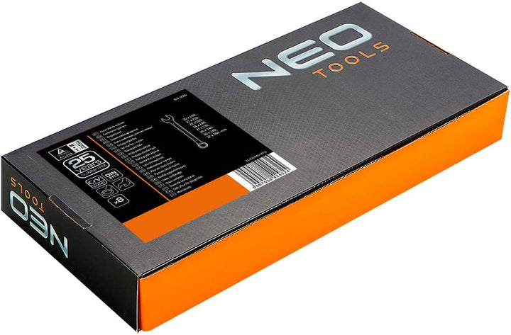 NEO TOOLS Ring-Maulschlüssel 20-32 mm, 8-er Set, 20-32 mm