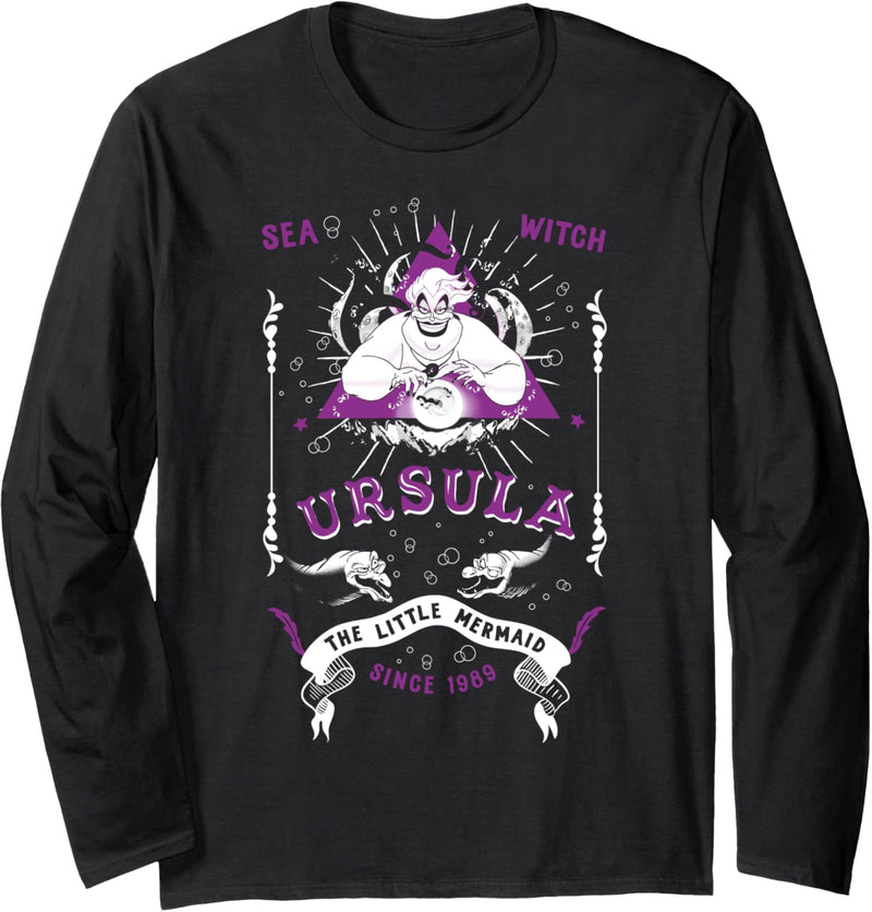 Disney Villains Ursula Crystal Ball Poster V2 Langarmshirt