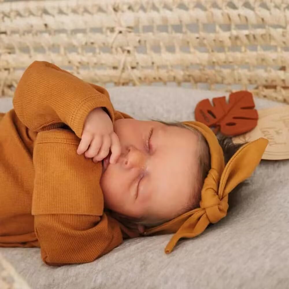 Zero pam Reborn Baby Puppen Mädchen 20 Zoll 50 cm Vollsilikonpuppen Realistische Reborn-Baby-Puppe A