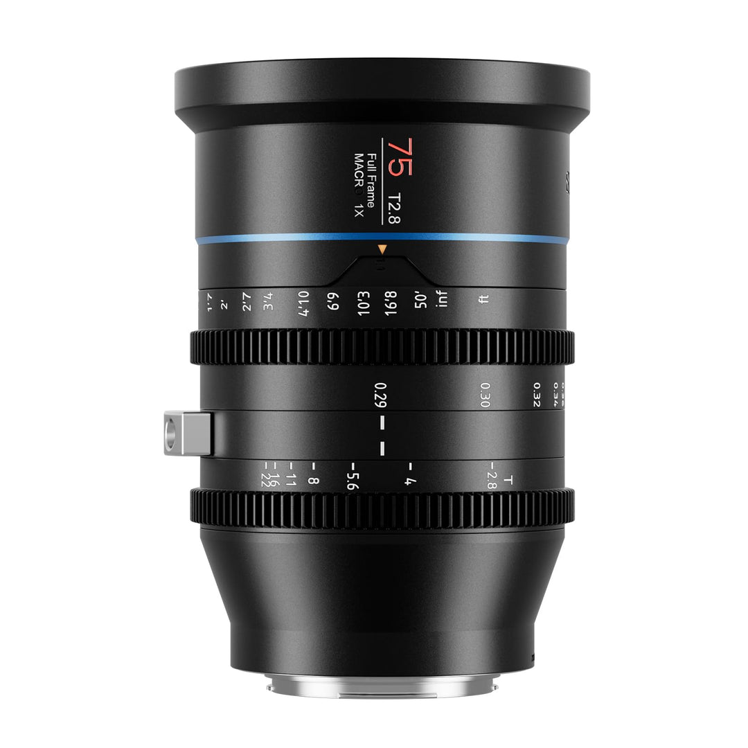 SIRUI 75 mm Jupiter Makro T2.8 Vollformat Cine Prime Objektiv, für EF-Mount Kameras, kompatibel mit