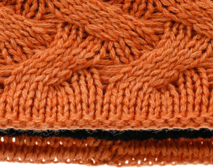 LIERYS Fauske Stirnband Damen mit Schurwolle 55-60 cm - Made in Germany - 10,5 cm breit - Innenfutte