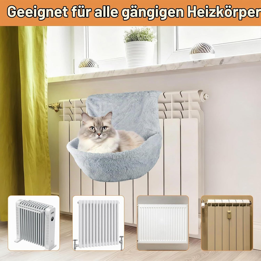 HäNgebett für Katzen Heizung 45.5x39x25.5cm Katzen Heizungsliege Heizungsliege Katze Katzenliege Hei