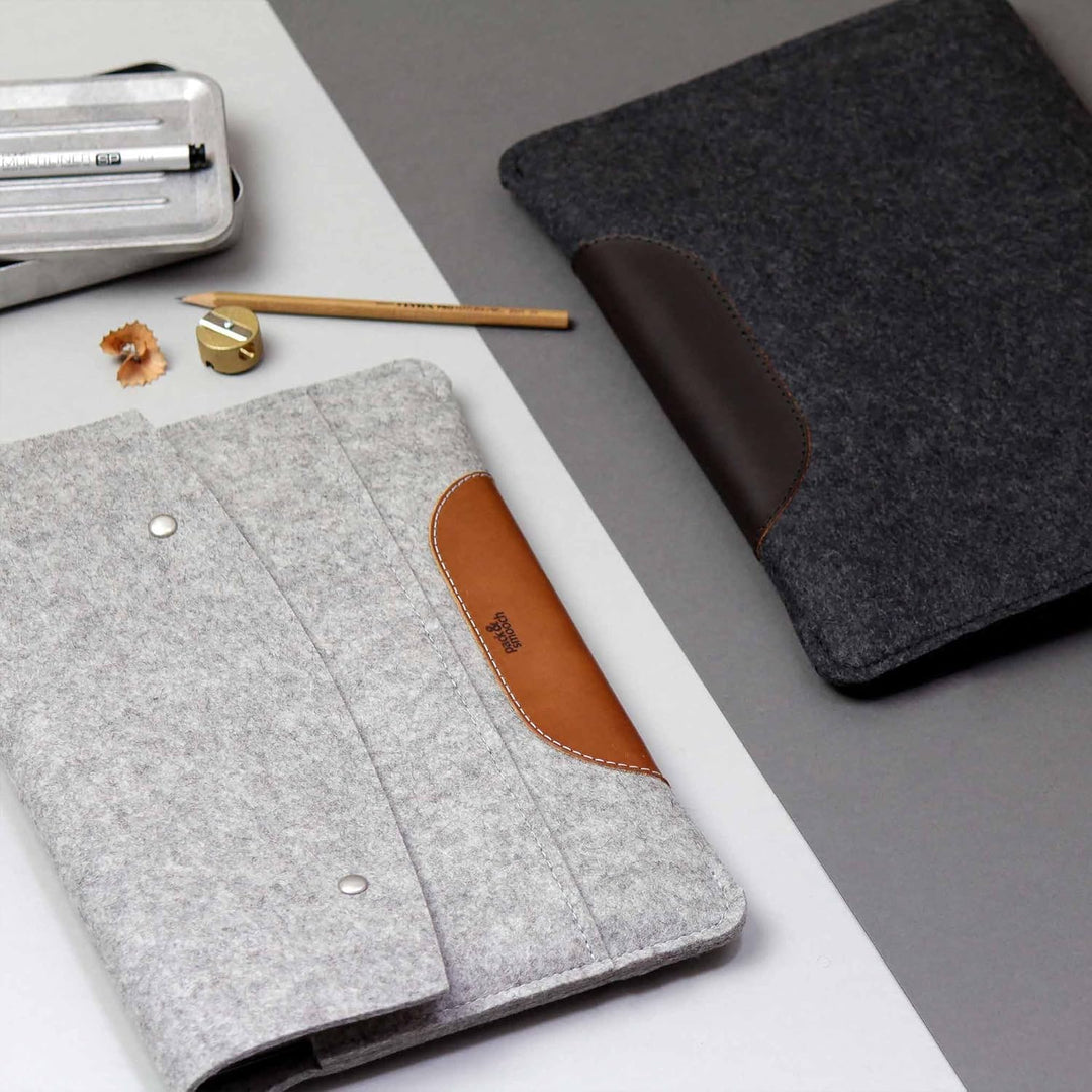 Pack &amp; Smooch Hülle für MacBook Air 15 MacBook Air 15 case Sleeve 100% Wollfilz Und Pflanzlich Geger