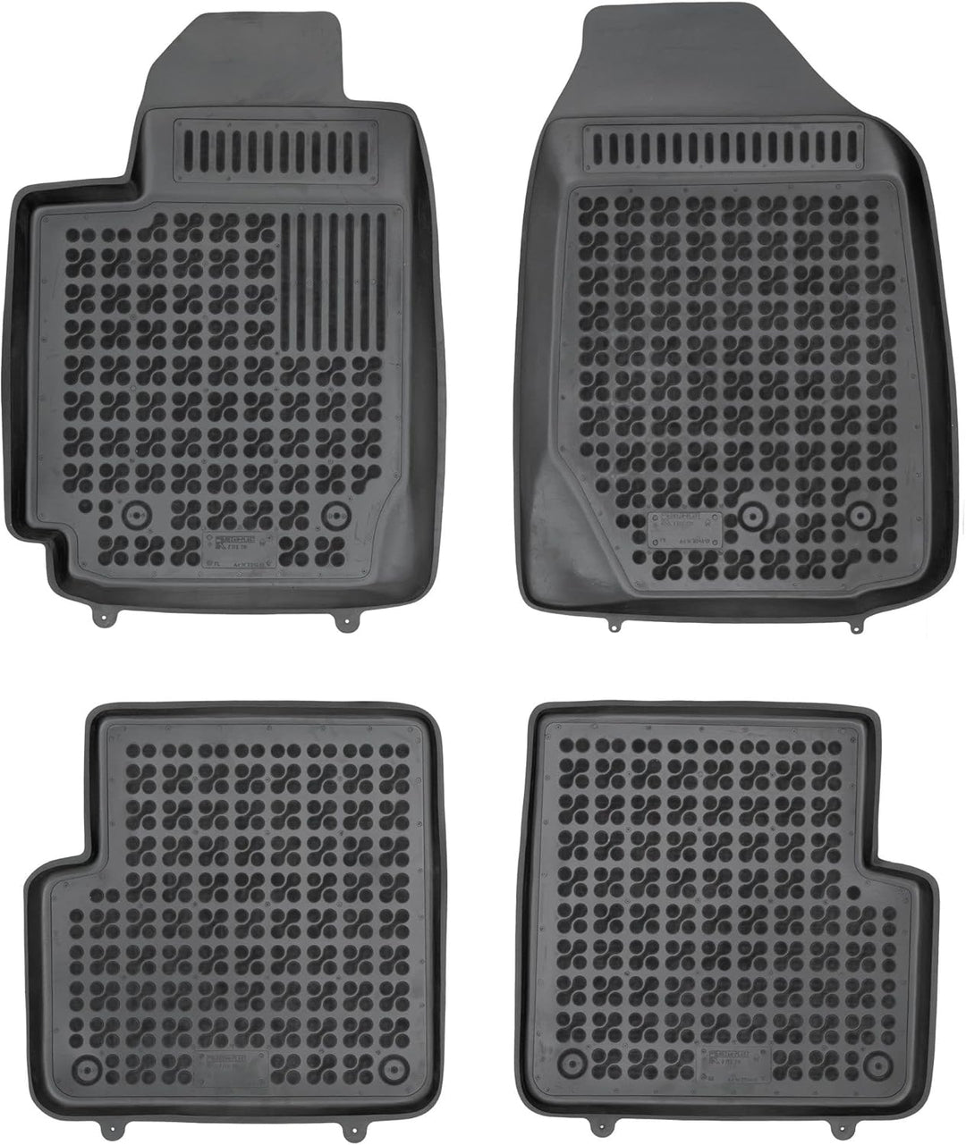 M MOTOS Gummimatten Auto Fussmatte passt für Toyota Corolla IX (E120, E130) 2002-2007 Verbessern Sie