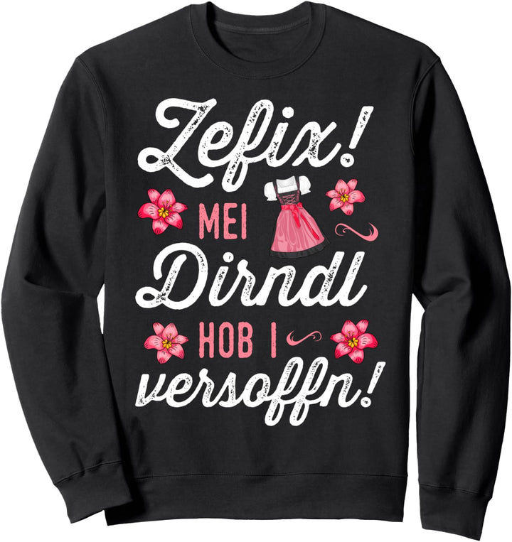 Trachtenshirt Kompatibel für Oktoberfest Tshirt Damen Dirndl Sweatshirt