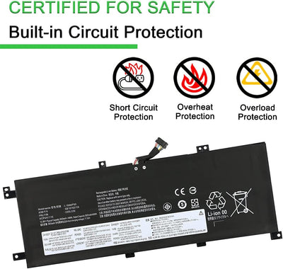 XITAIAN 15.36V 46Wh 2985mAh 02DL031 L18C4P90 SB10T83120 Ersatz Laptop Akku für Thinkpad l13, l13 Yog