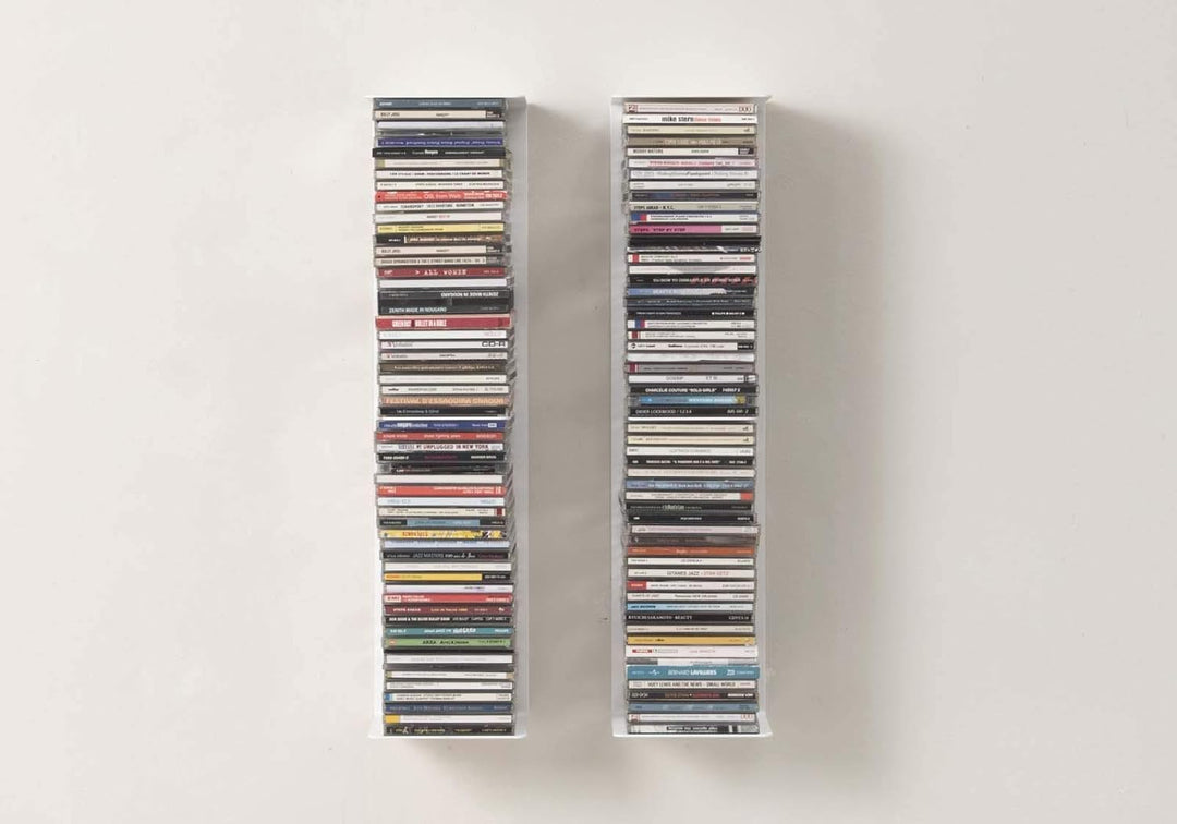 TEEbooks Bücherregal - Vertikales Bücherregal 60 cm - Satz von 2 2 Stück, 2 Stück