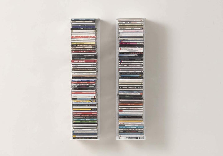 TEEbooks Bücherregal - Vertikales Bücherregal 60 cm - Satz von 2 2 Stück, 2 Stück