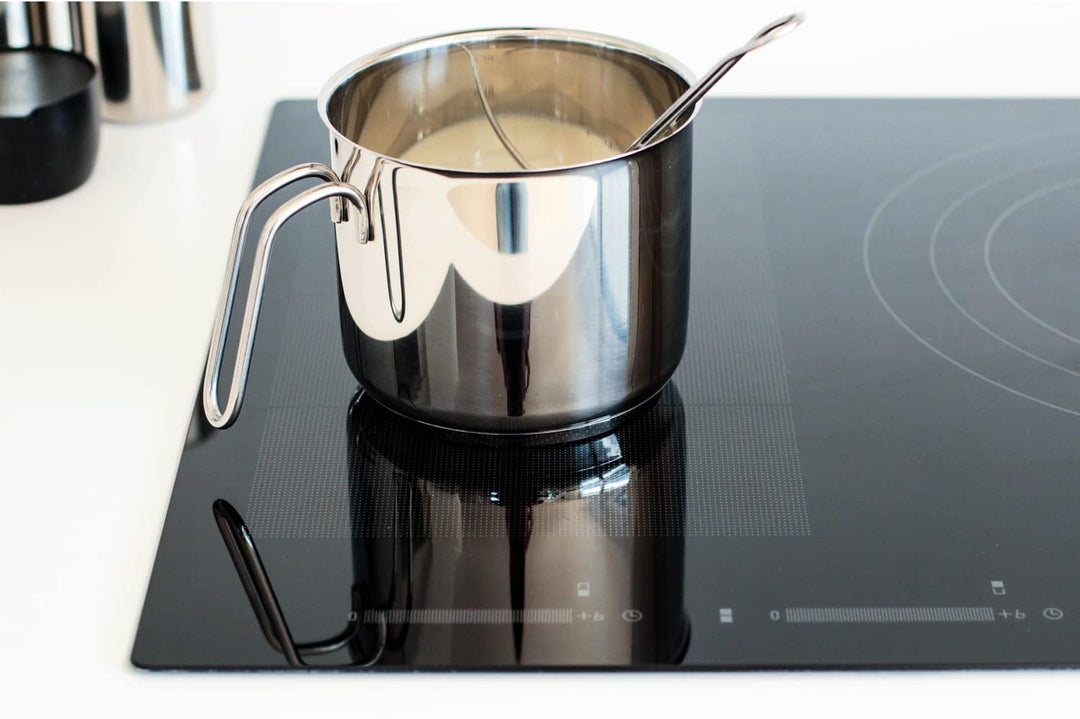 Mäser, Serie Varuna, Milchtopf 14 cm, Topf aus Edelstahl, induktionsgeeignet, spülmaschinengeeignet