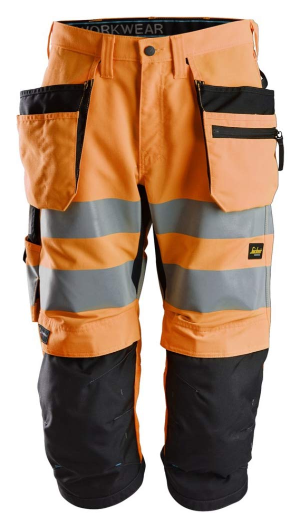 LiteWork, High-Vis Piratenhose+ Holstertaschen Klasse 2