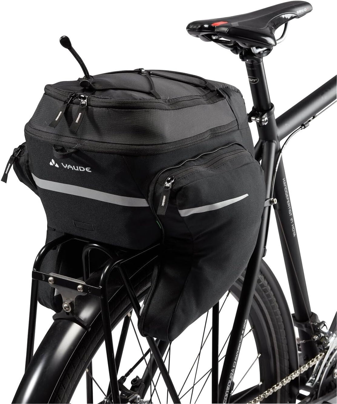 VAUDE Radtaschen Silkroad Plus (Snap-it), black, one Size, 127080100 Einheitsgrösse Schwarz, Einheit