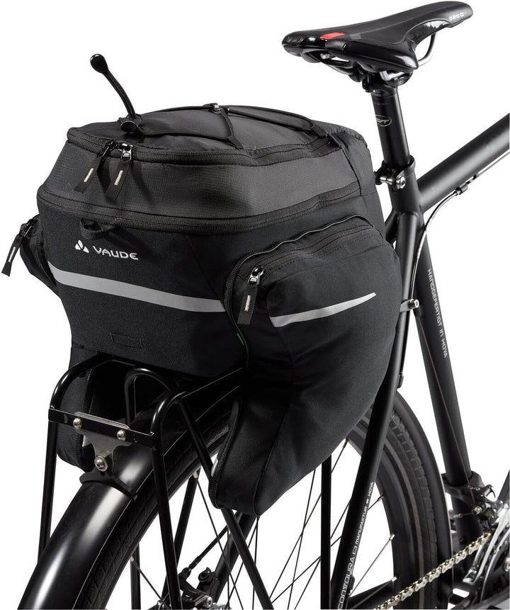 VAUDE Radtaschen Silkroad Plus (Snap-it), black, one Size, 127080100 Einheitsgrösse Schwarz, Einheit