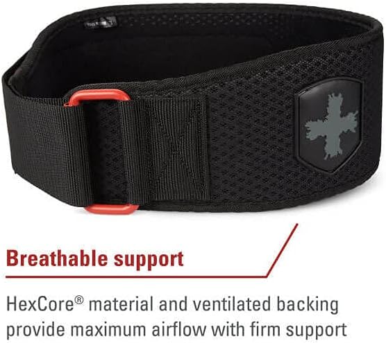 Harbinger Hexcore Weightlifting Belt Rot M, Rot M