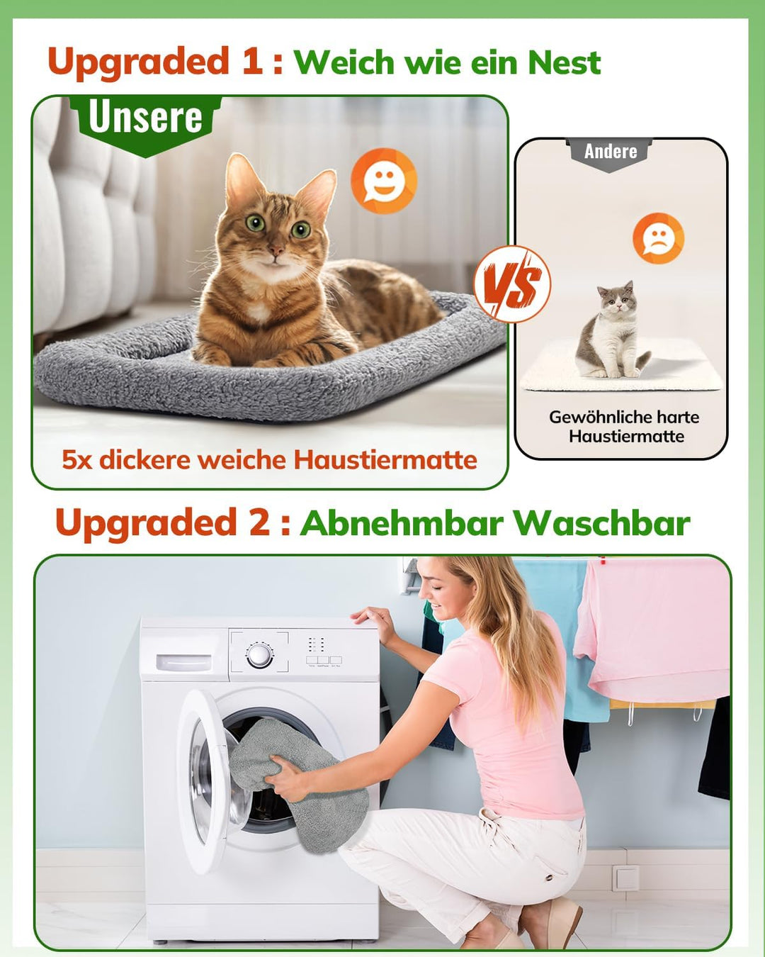 Morpilot Katzentransportbox für grosse Katzen und Welpen bis 7kg, Katzenbox Hundetasche mit Sicherhe