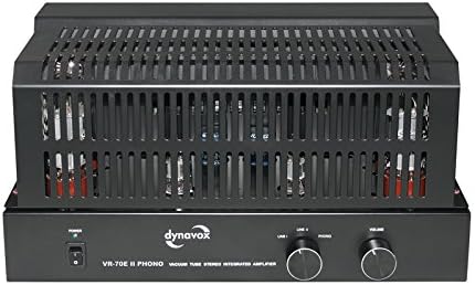 Dynavox Röhrenvollverstärker VR-70E II Phono schwarz, Schwarz