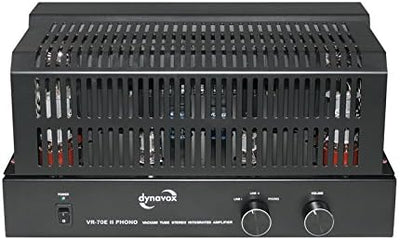 Dynavox Röhrenvollverstärker VR-70E II Phono schwarz, Schwarz