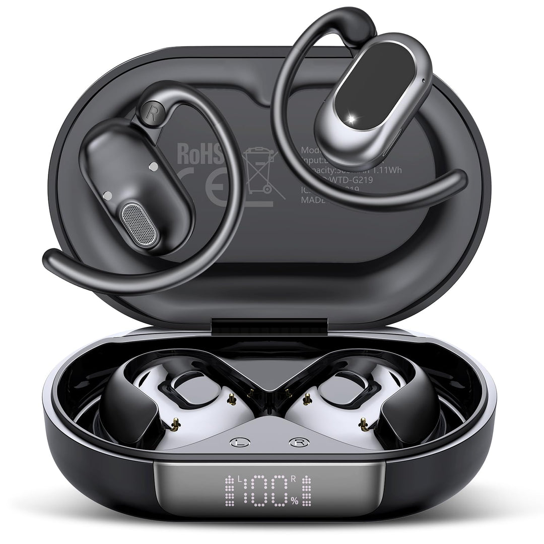 STECEi KI Übersetzer Kopfhörer, 3-in-1Bluetooth 5.4 Echtzeit Sprachübersetzer Kopfhörer Open Ear164