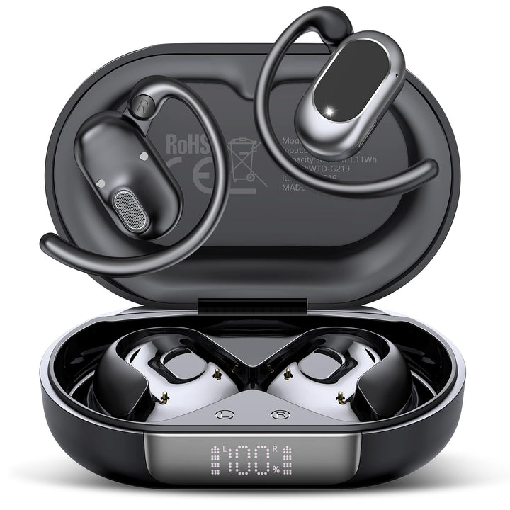 STECEi KI Übersetzer Kopfhörer, 3-in-1Bluetooth 5.4 Echtzeit Sprachübersetzer Kopfhörer Open Ear164