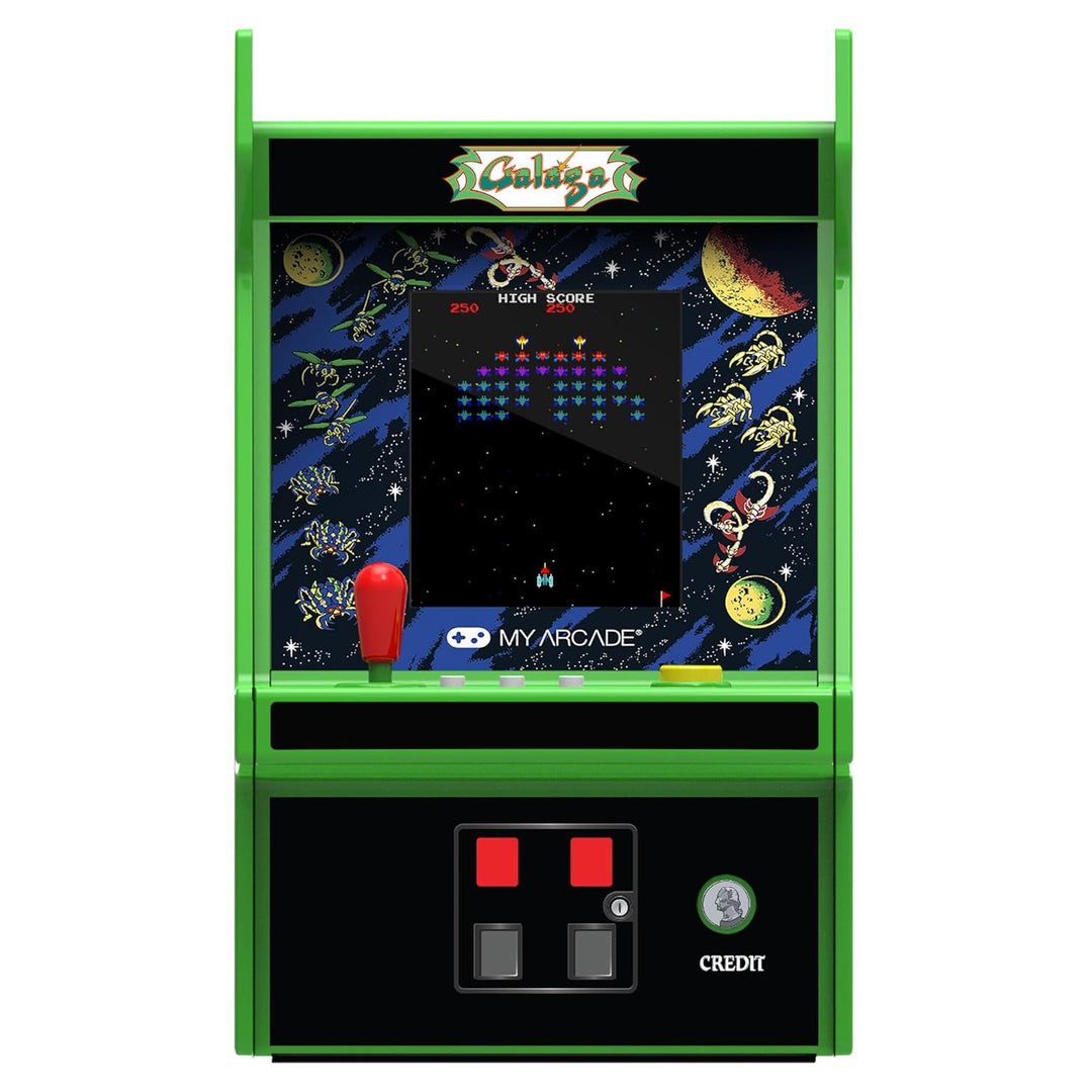 Micro Player PRO Galaga & Galaxian Retrogaming-Spiel 7 cm hochauflösender Bildschirm