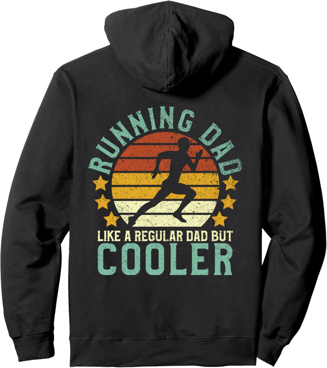 Running Dad | Lustiges Marathonläufer Vatertagsgeschenk Pullover Hoodie