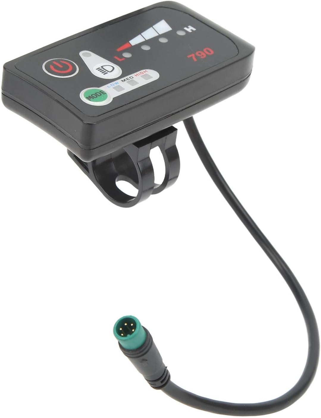 E-Bike-Display, Langlebiges und Verschleissfestes E-Bike-Datenanzeigemessgerät, Kleines, Leichtes LE