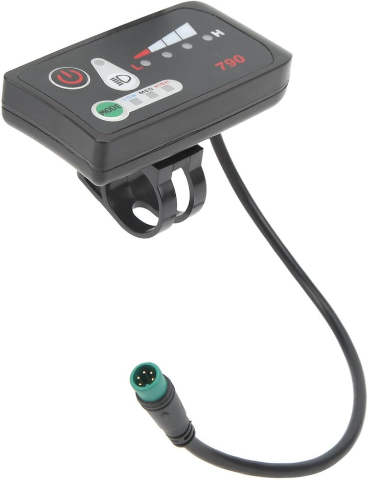 E-Bike-Display, Langlebiges und Verschleissfestes E-Bike-Datenanzeigemessgerät, Kleines, Leichtes LE