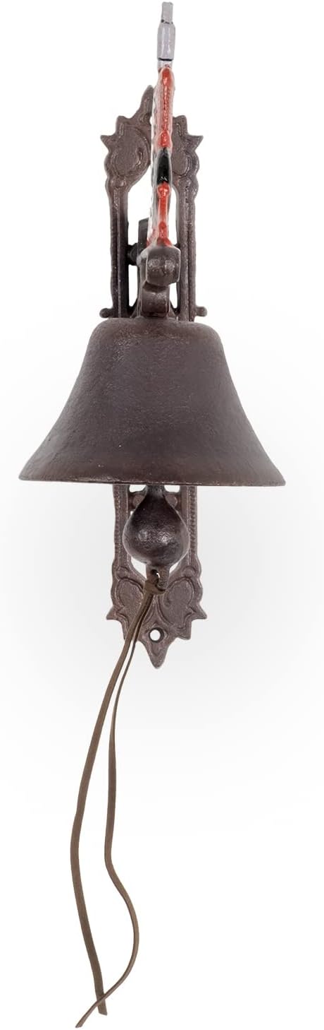 Moritz Deko Glocke Trecker Rot 57 x 14 x 26 cm I Wandglocke I Glocke Haustür I zum Aufhängen I Türgl