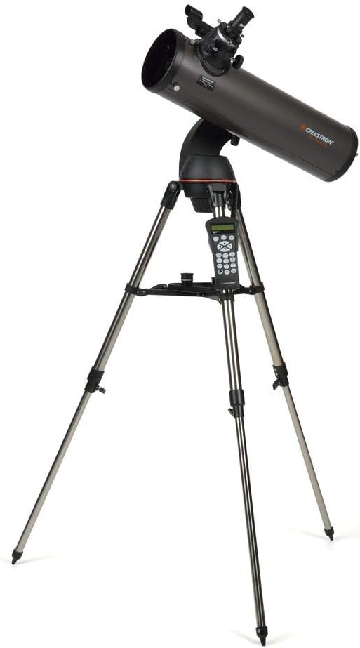 Celestron 31145 NexStar 130SLT-Mak tragbares, motorbetriebenes Newtonsches Spiegelteleskop mit schne