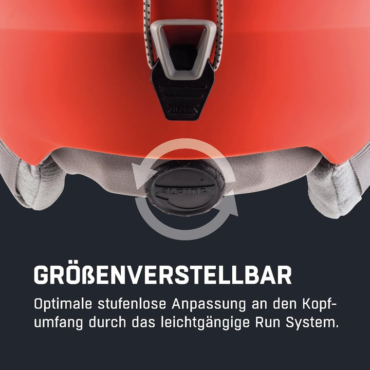ALPINA GRAND JR - Sicherer, Leichter, Stossabsorbierender & Individuell Anpassbarer Skihelm Für Kind