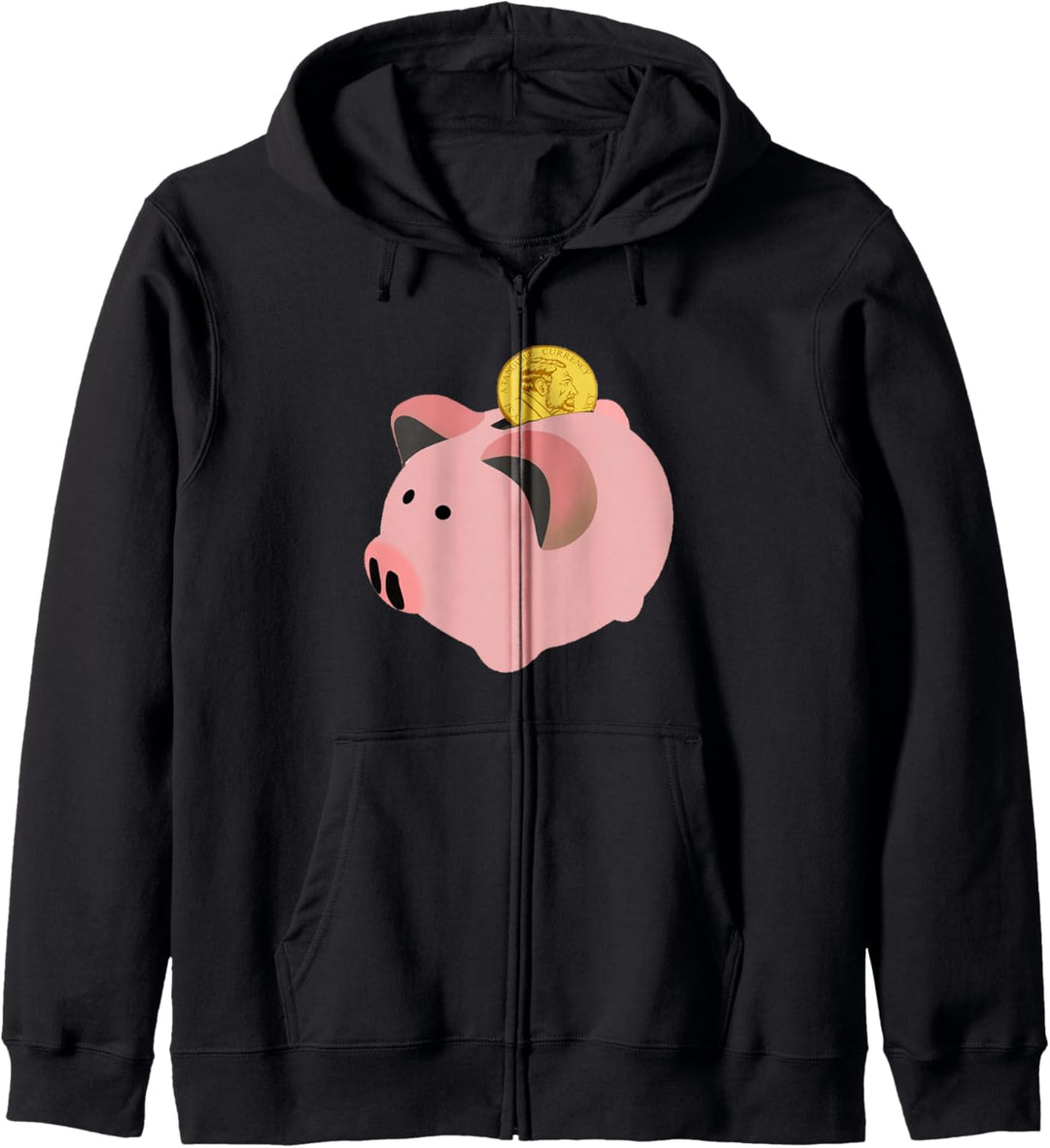 Sparschwein Kapuzenjacke