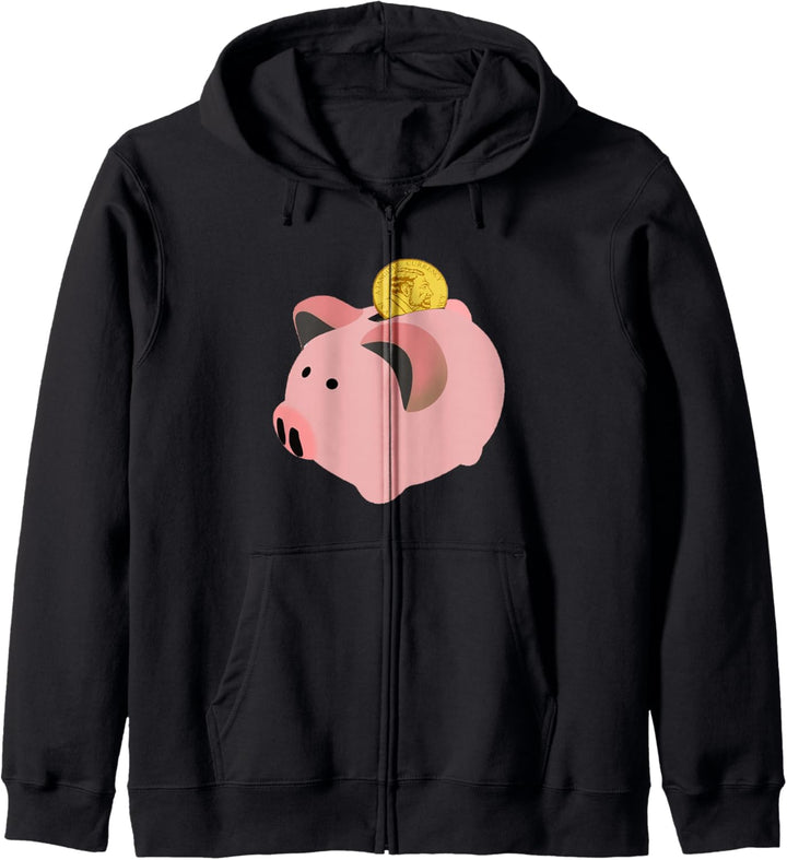 Sparschwein Kapuzenjacke