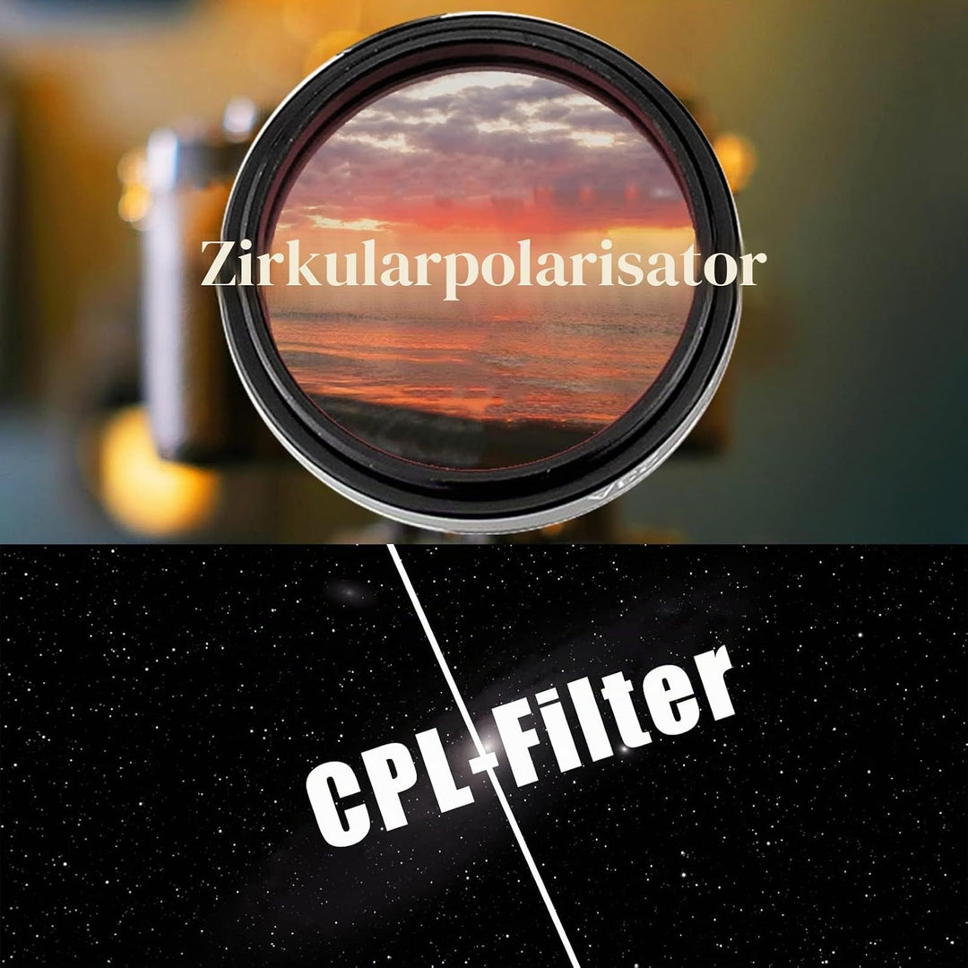 Svbony Filter Set 1.25 Zoll 7 Stück Okular Filter Set Mondfilter CPL-Filter Fünf Farbfilter für Bunt