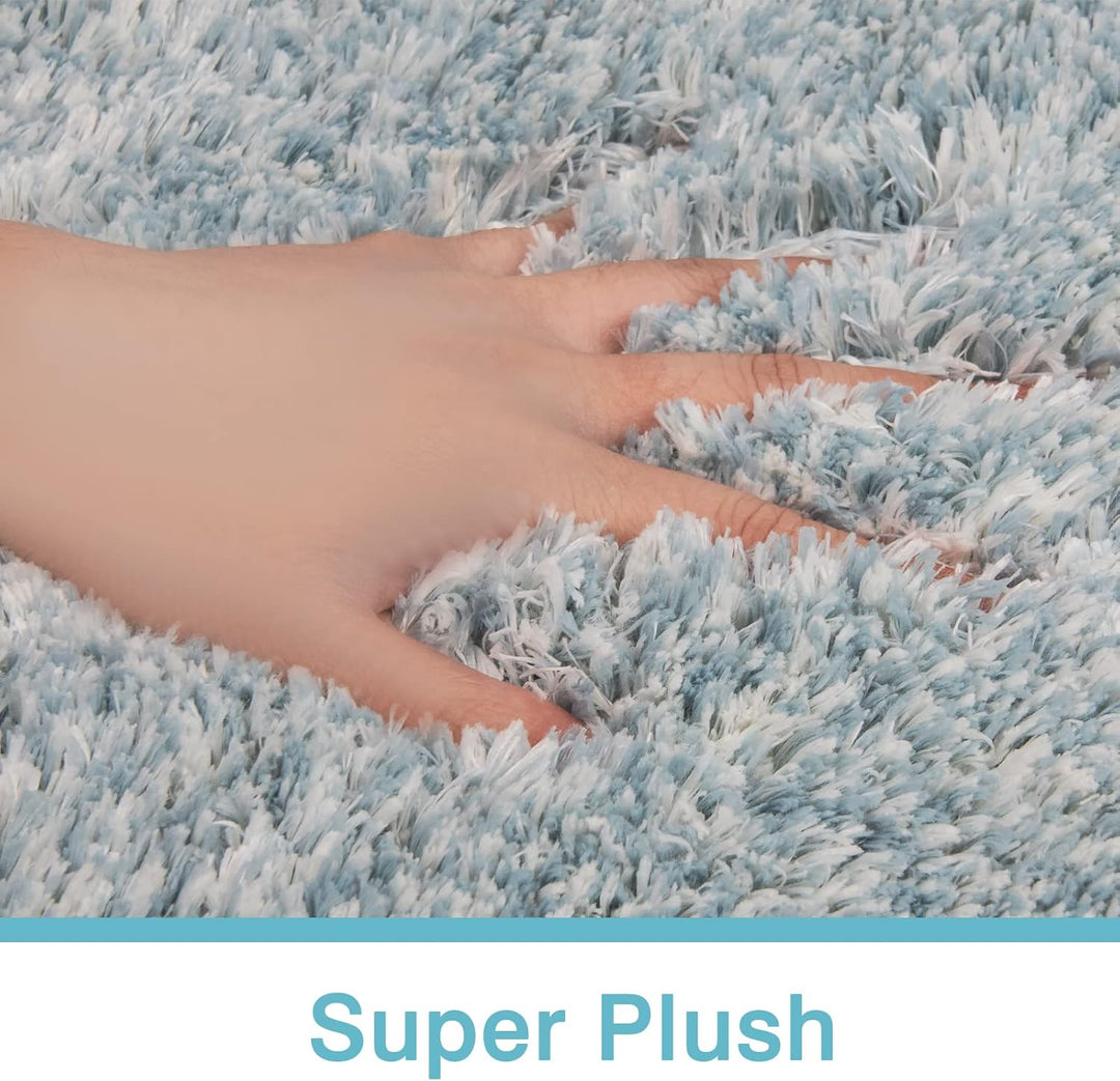 FCSDETAIL rutschfeste, Hochflor Badteppiche, Maschinenwaschbare Badematte, Badvorleger mit Wasserabs