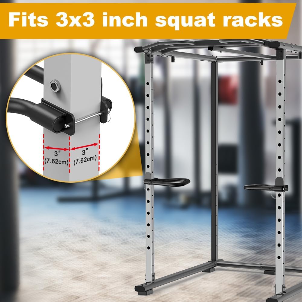 Kipika Power-Rack-Zubehör für 5/8" und 1" Löcher - Hochbelastbare Heimfitnessausrüstung für 2x2 oder