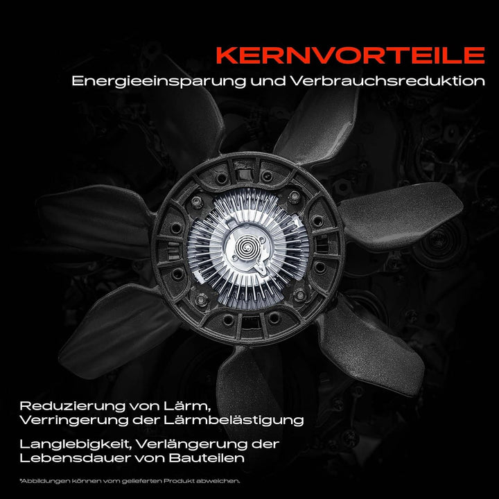 Frankberg Viscokupplung Kühlerlüfter für Sprinter 2-T 901 902 3,5-T 903 906 4-T 904 4,6-T 5-T 906 Ki