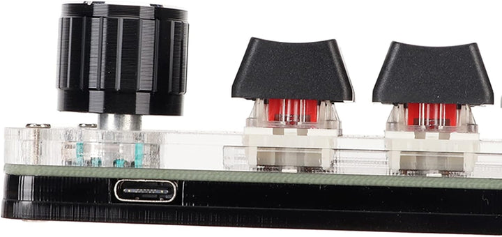 Zunate OSU Gaming Tastatur, Einhändige Makro mechanische Tastatur mit Rotem Schalter, Programmierbar