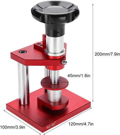 Uhr Zurück Presse, Uhr Press Tool, Watch Repair Schraubentyp Präzise Crystal Bezel Watch Zurück Fall