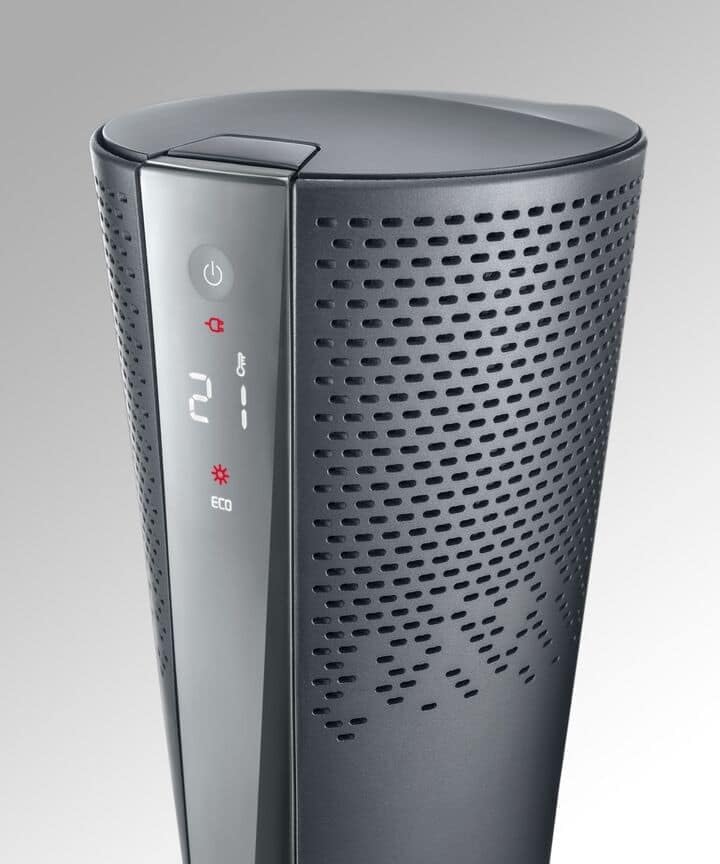 De'Longhi HFX85W20C Heizlüfter, Luftreiniger und Ventilator, 3-in-1-Produkt, LED-Display, 2000 W, fü