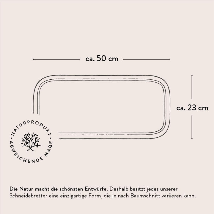 DAS OLIVENHOLZBRETT® Olivenholz Schneidebrett mit Saftrille/Servierbrett aus Olivenholz/Steakbrett/O