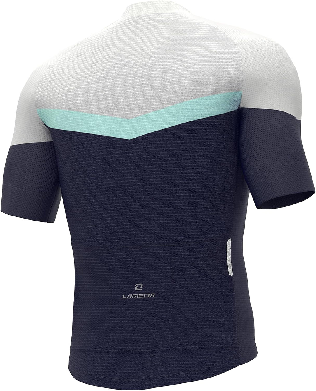 LAMEDA Kurzarm-Radtrikot Herren Atmungsaktiv Schnell Trocknend Hautfreundlich Ideal für Radsport, Fi