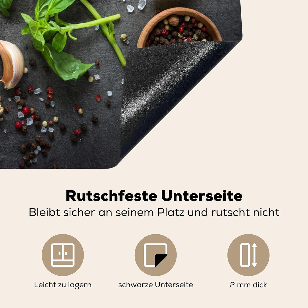 KitchenYeah© Herdabdeckplatte Einteilig Ceranfeld Abdeckplatte für Induktionsschutz Ceranfeldabdecku