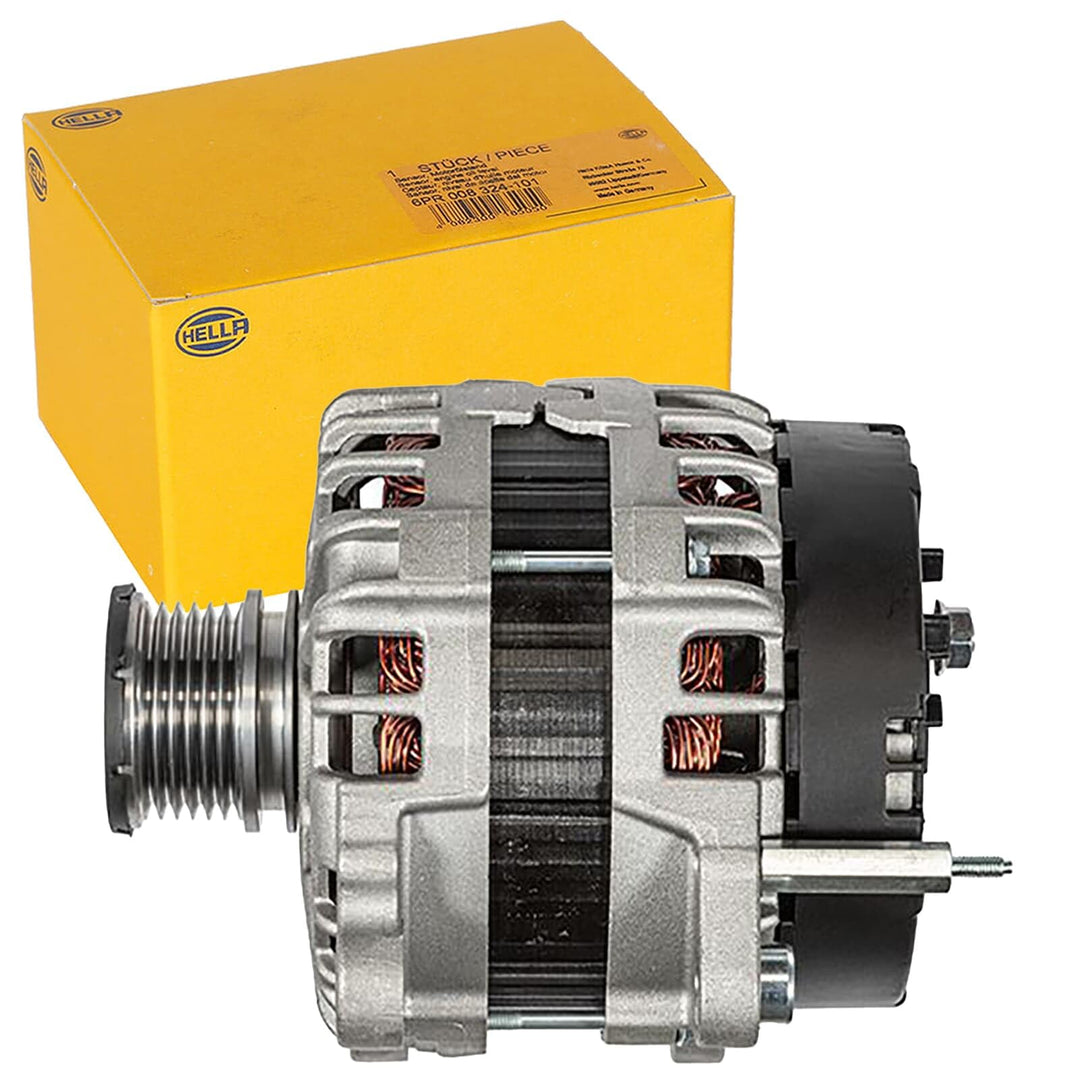 HELLA - Generator/Lichtmaschine - 14V - 180A - für u.a. VW GOLF VII - 8EL 015 637-101
