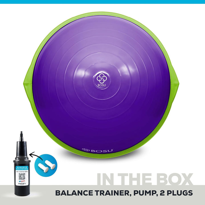 Bosu, Home Gym Equipment, The Original Balance Trainer, 66 cm Durchmesser Violett/Limettengrün, Viol