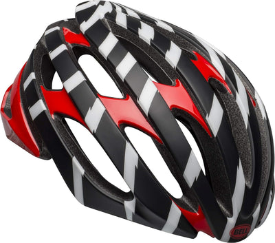 BELL Stratus MIPS Rennrad Fahrrad Helm Vertigo schwarz/weiss/rot 2022, S