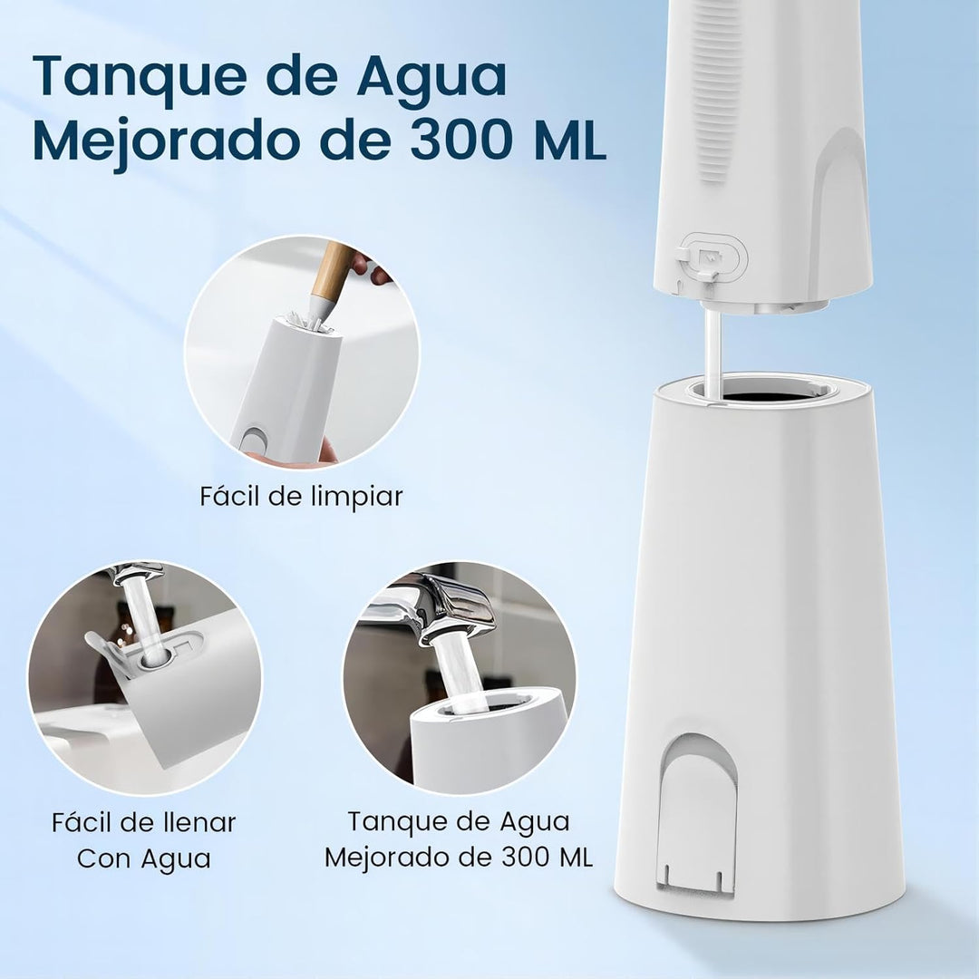 Munddusche, Vimmk Professional Waterflosser Zahnmunddusche IPX7 Wasserdicht 300ML Wassertank USB-C W