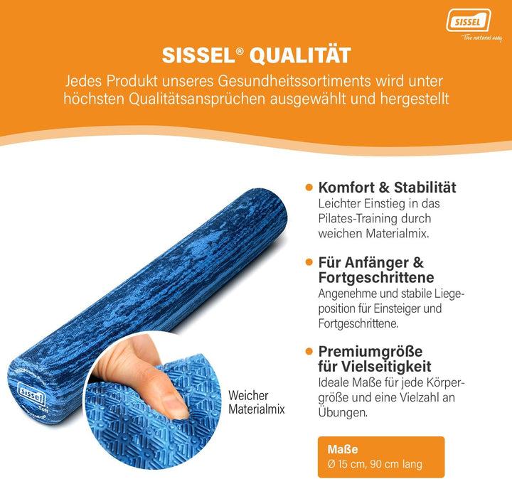 Sissel Soft, Pilates Roller Unisex Erwachsene Blau (Blue) Einheitsgrösse, Blau (Blue) Einheitsgrösse