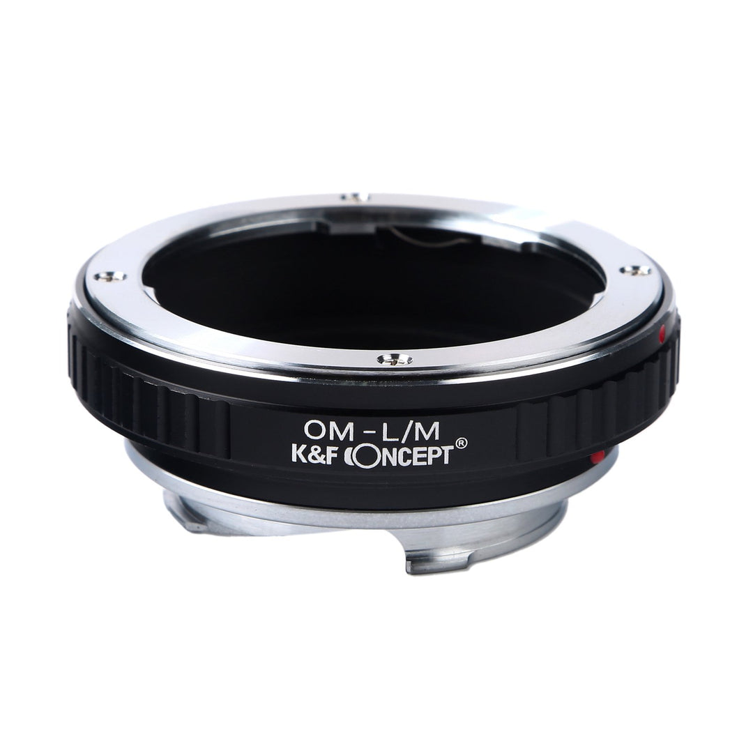 K&F Concept OM - L/M Objektiv Mount Adapter Ring für Olympus OM Mount Objektiv auf Leica M Kamera Ad